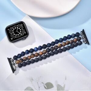 Watch band good luck/protection tigers eye - 42mm 44mm 45mm 46mm series 1,2,3๐น